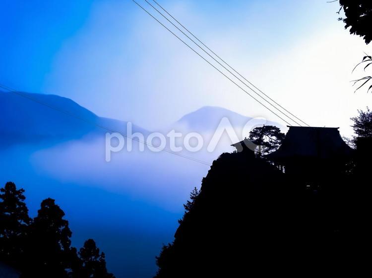 山寺 自然,空,風景の写真素材