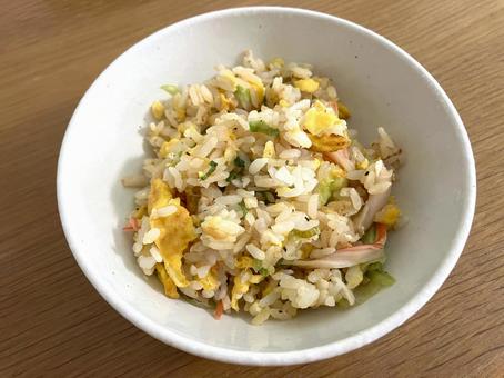 炒飯 チャーハン 炒飯 チャーハン 炒飯,卵,ねぎの写真素材