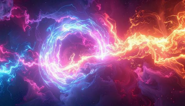 輝くプラズマエネルギーの写真