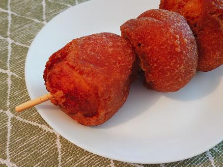 あげいも串 あげいも串の写真