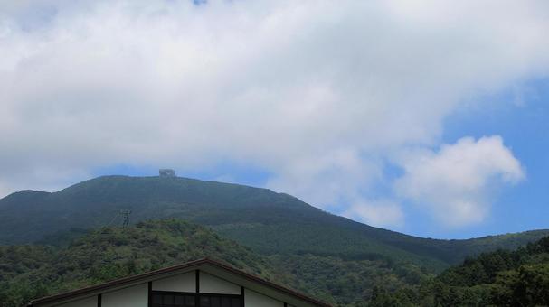 View of the Komagatake Ropeway summit station in late summer, JPG