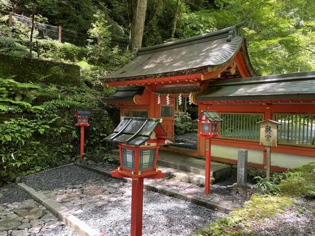 貴船神社 奥宮 貴船,神社,奥宮の写真素材