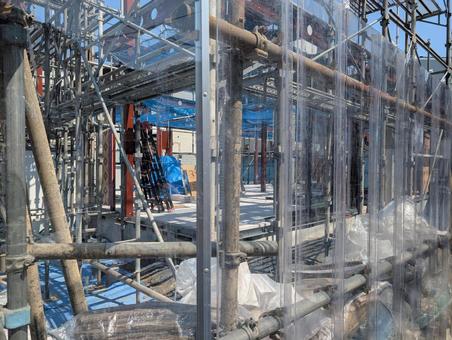 建設中の家 建設中の家 建設,建築,新築の写真素材