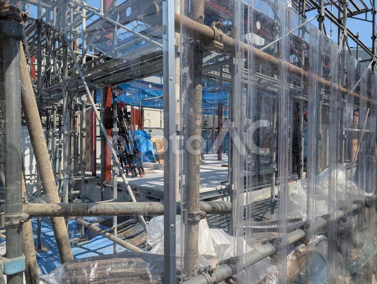 建設中の家 建設,建築,新築の写真素材