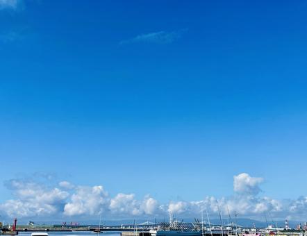 港を見渡すの写真