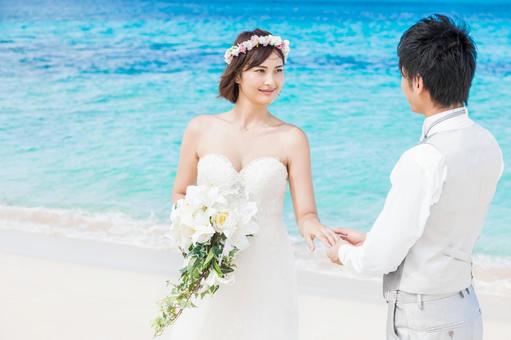 ブライダル 海 ウェディング 指輪 ブライダル 海 ウェディング 指輪 新婦,ウエディング,海の写真素材