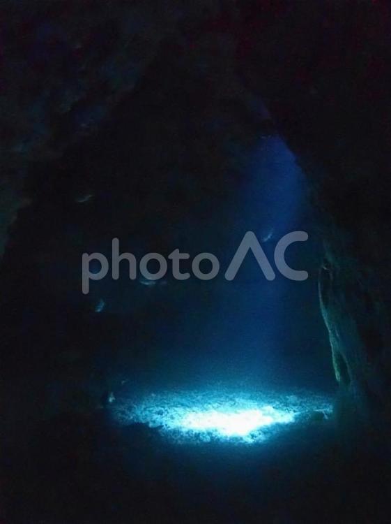 海の中で見た光 海,ダイビング,光の写真素材