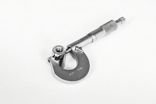 マイクロメーター 測定器,測定具,計測器の写真素材