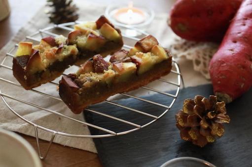 サツマイモのケーキ サツマイモのケーキ サツマイモ,ケーキ,焼き菓子の写真素材