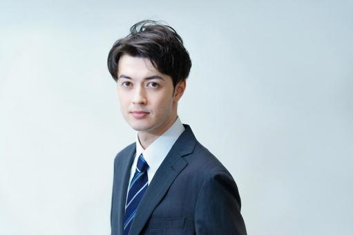 Portrait of a young businessman, empresário, homem, bonito, JPG