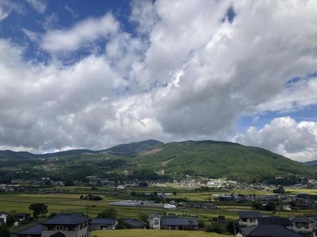 山の景色 風景,景色,空の写真素材