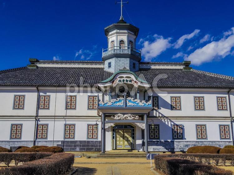 【長野県】松本市・旧開智学校 旧開智学校,国宝,松本市の写真素材