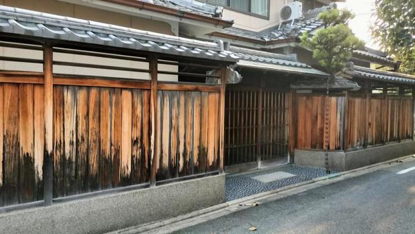 京都 町家 京都 町家 京都,町家,木造の写真素材