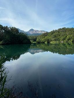 毘沙門沼② 毘沙門沼② 福島,晴天,夏の写真素材