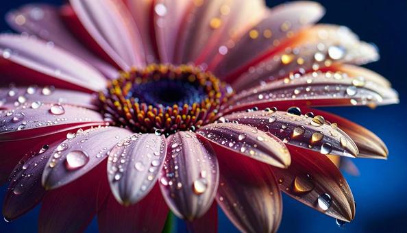 一輪のガーベラの花 一輪のガーベラの花の写真