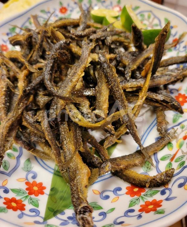 どじょうの唐揚げ どじょうの唐揚げ,魚,淡水魚の写真素材
