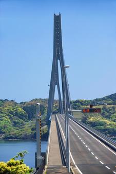 鷹島肥前大橋 鷹島肥前大橋 鷹島,肥前,大橋の写真素材