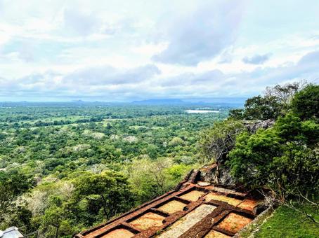 View from Sigiriya Rock, Laputa style, JPG View from Sigiriya Rock, Laputa style, JPG
