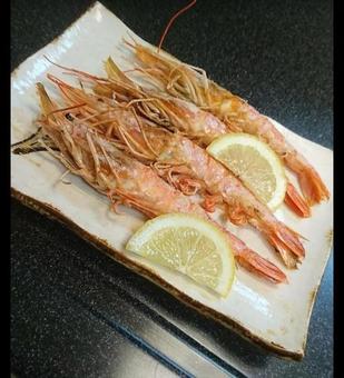 えびの塩焼き えびの塩焼きの写真