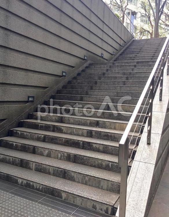 屋外階段 階段,外,通勤の写真素材
