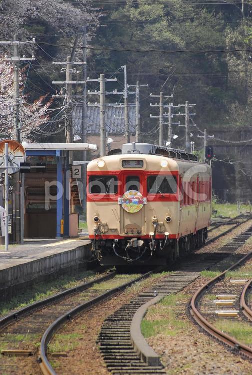 キハ５８　キハ２８　ディーゼルカー 鉄道,移動,輸送の写真素材