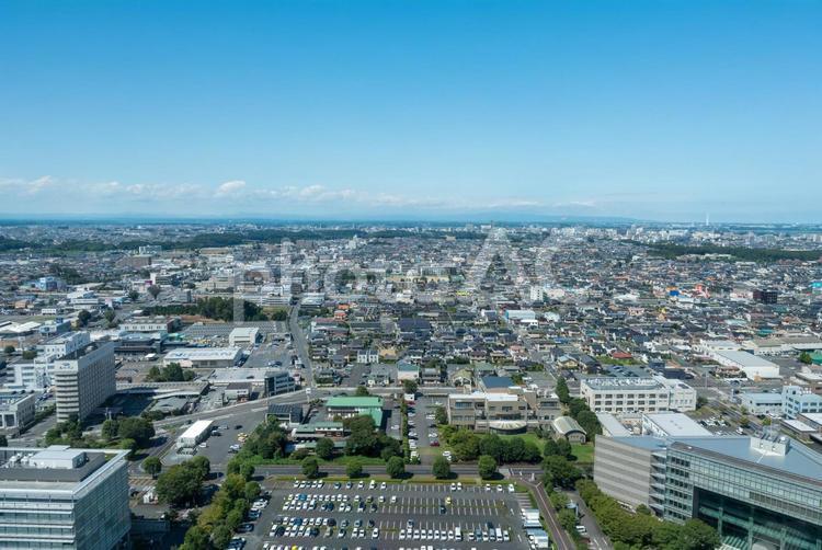 茨城県水戸市　2025.8月撮影（北側） 茨城県,水戸市,都市の写真素材
