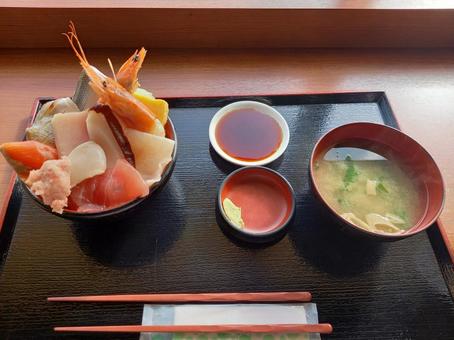 海鮮丼 海鮮丼 ランチ,外食,食事の写真素材