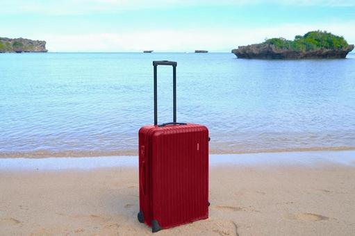 Photo, sea, beach, carry case, 