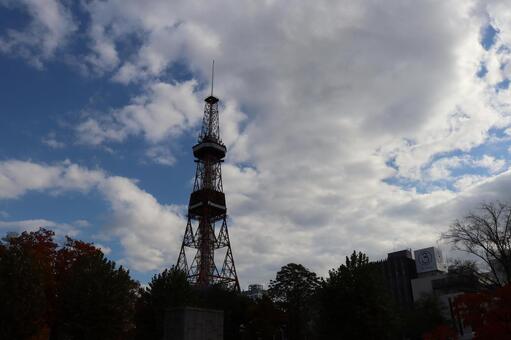 さっぽろテレビ塔 北海道,札幌市,電波塔の写真素材
