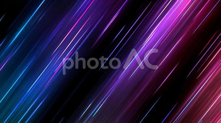 スピード感のある光の軌跡 光,線,ネオンの写真素材