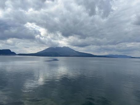 桜島 桜島,垂水,鹿児島の写真素材