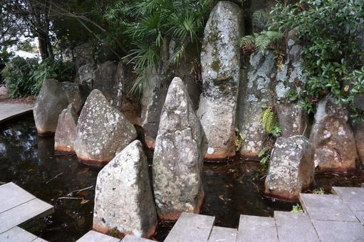 炭酸泉源公園 炭酸泉源公園 兵庫県,有馬温泉,温泉街の写真素材