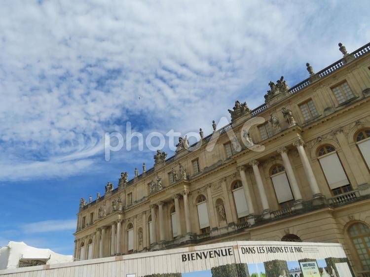 世界遺産のフランス、ヴェルサイユ宮殿 ヴェルサイユ宮殿,バロック建築,建造物の写真素材