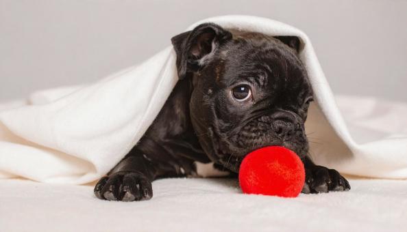フレンチブルドッグの子犬 フレンチブルドッグの子犬の写真