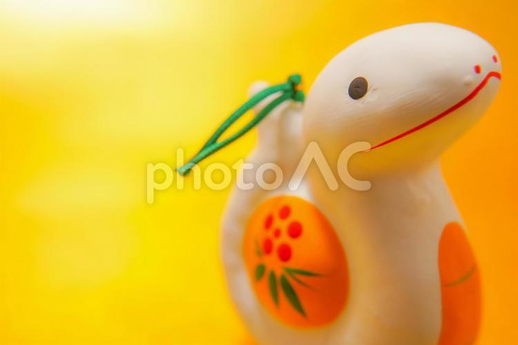 巳年（みどし・へびどし）の年賀状素材 巳年,みどし,へびどしの写真素材