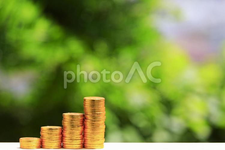 山積みされたお金 お金,マネー,昇給の写真素材