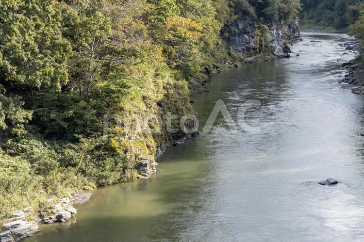 長瀞の景色 長瀞,川,観光地の写真素材