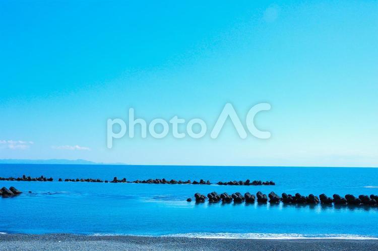 静岡市用宗海岸の春 海岸,春,早春の写真素材