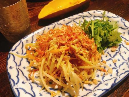 日本、東京のタイ料理屋のソムタム 日本,東京,タイ料理の写真素材