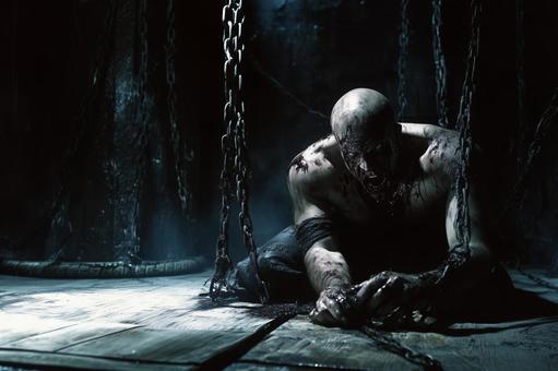 ホラー映画のワンシーンの写真