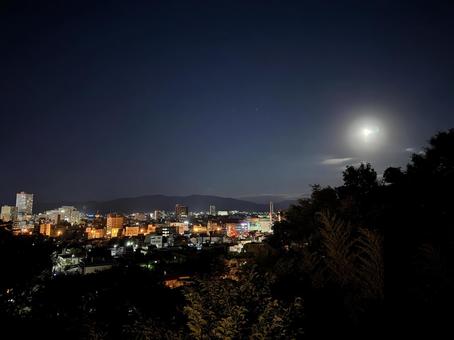 福井県　足羽山からの福井市街地の眺め 福井県,足羽山,福井の写真素材