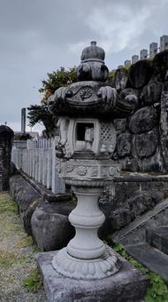 魚沼スカイライン護国観音灯篭 灯篭,護国観音苑,護国観音の写真素材