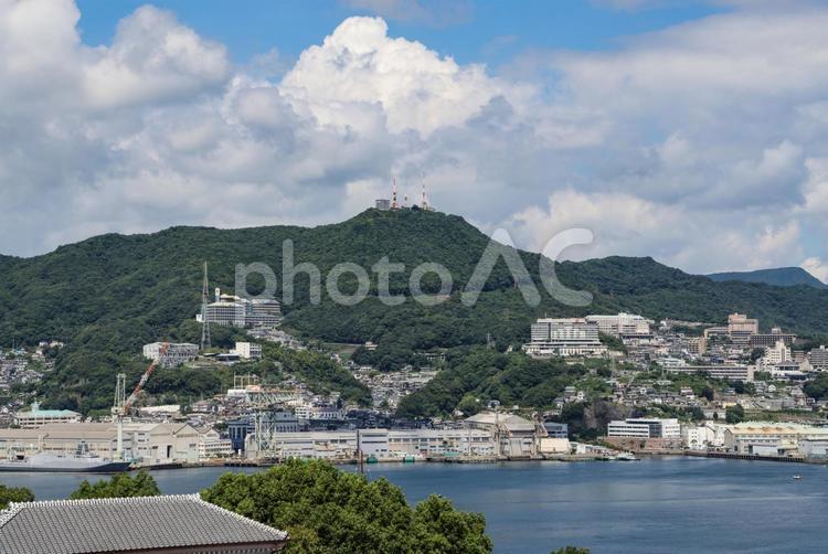 南山手グラバー通りから長崎港と市街 グラバー通り,南山手,一望の写真素材