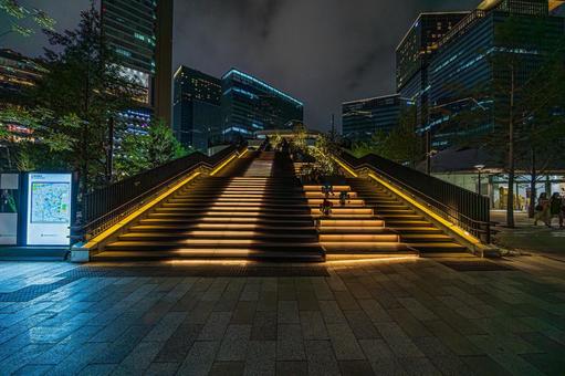 都市夜景 都市夜景 都市夜景,夜景,大阪の写真素材