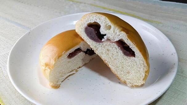 あんパン-02 あんパン,デザート,食の写真素材