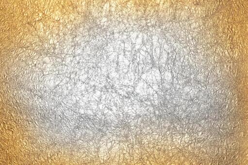 でこぼこした金と銀の和紙の背景テクスチャ 背景,和紙,紙の写真素材