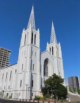 カトリック布池教会 大聖堂 カトリック布池教会 大聖堂 カトリック布池教会,布池カトリック教会,教会の写真素材