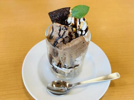 パフェ パフェ,グラスパフェ,スイーツの写真素材