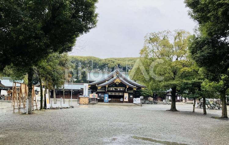真清田神社　社殿 真清田神社,愛知県一宮市,尾張国一宮の写真素材