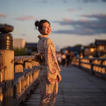 着物の女性の写真